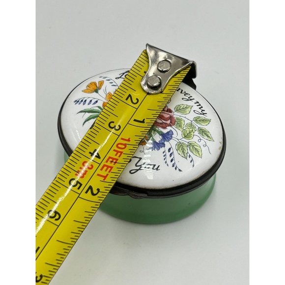 Made in England Crummles & Co Trinket Box Floral Let This Convey My Love To You - Picture 10 of 11